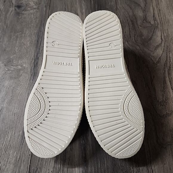 NEW Tretorn Womens 8.5 Diamond Back Nylite Plus Snakeskin Leather Lace Up - Picture 8 of 8